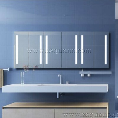 Large Waterproof Bathroom Metal Cabinet with LED Light