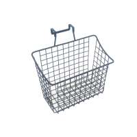 Metal Wire Grid Home Kitchen Cabinet Door Hanging Organize Storage Basket