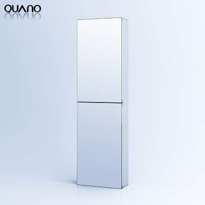 Wall Mounted Bathroom Side Cabinet with Mirrored Doors